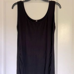 Black maternity dress